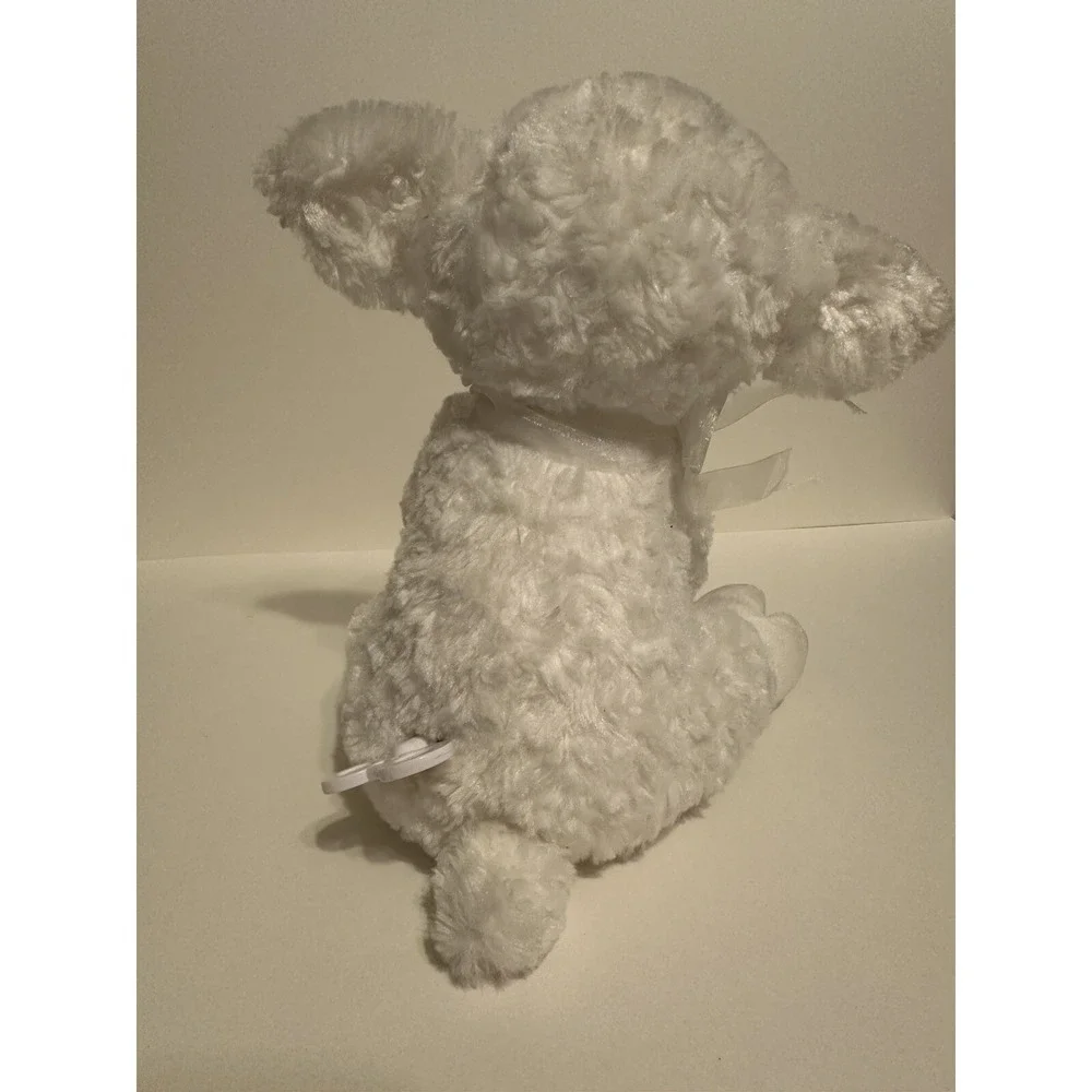 baby gund little blessing Lena white lamb wind up plush 10
